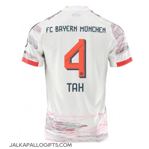 Bayern Munich Jonathan Tah #4 Vieraspaita 2025-26 Lyhythihainen